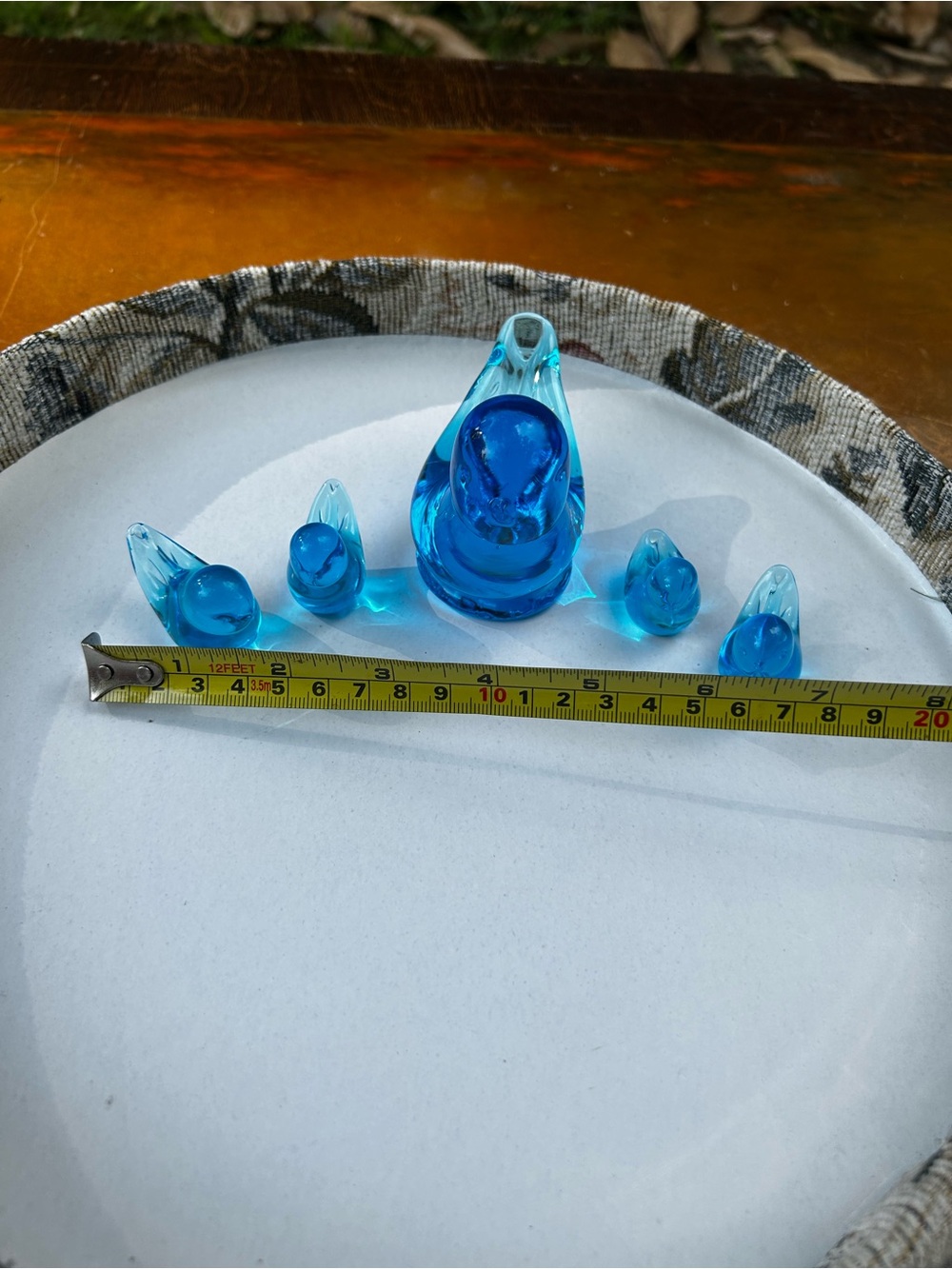 Vintage Leo Ward Bluebirds of Happiness Figurine Set - 5 Pieces - Picture 6 of 6